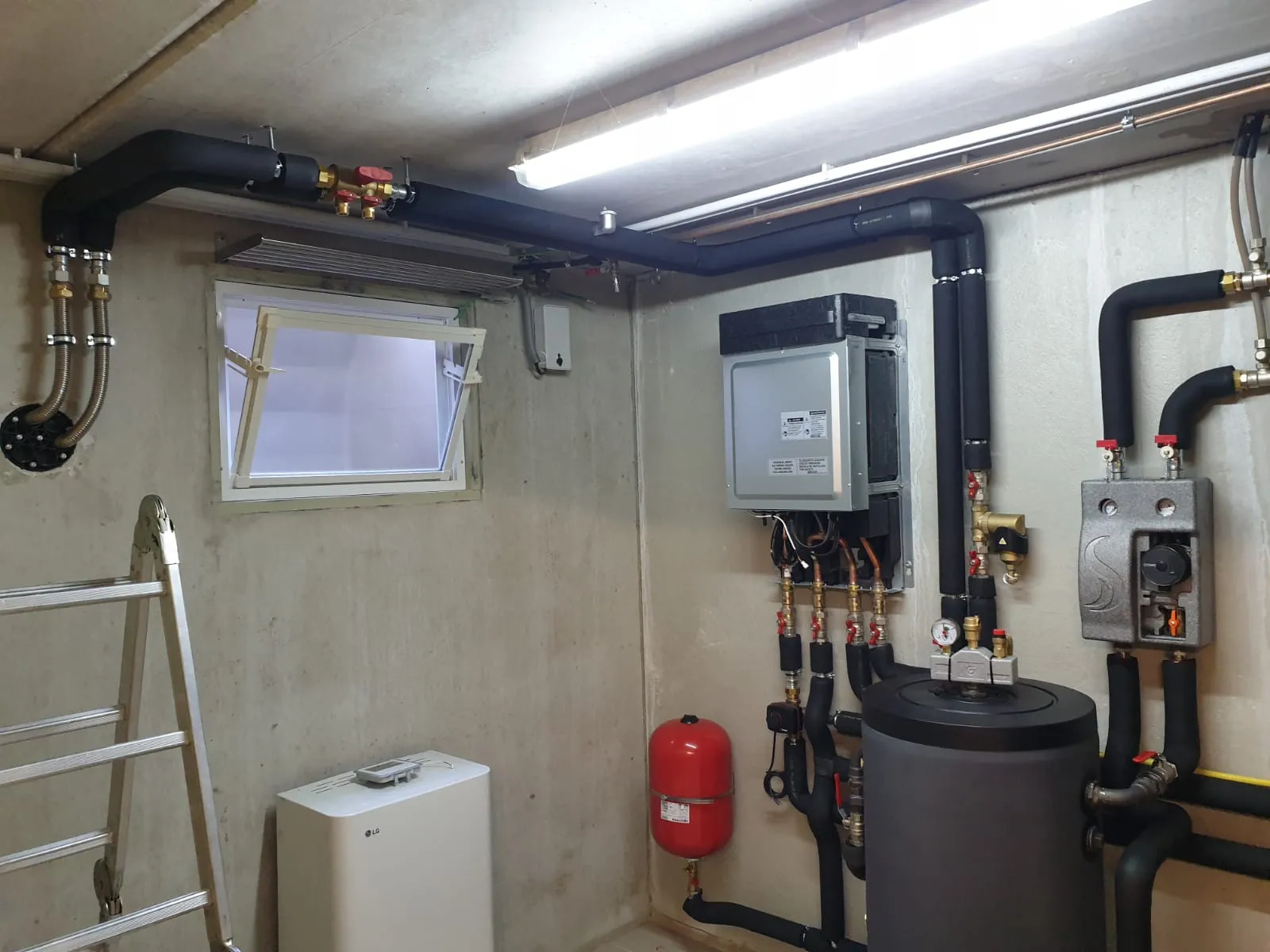 Wärmepumpen-Installation LG Therma V bei Familie Berger
