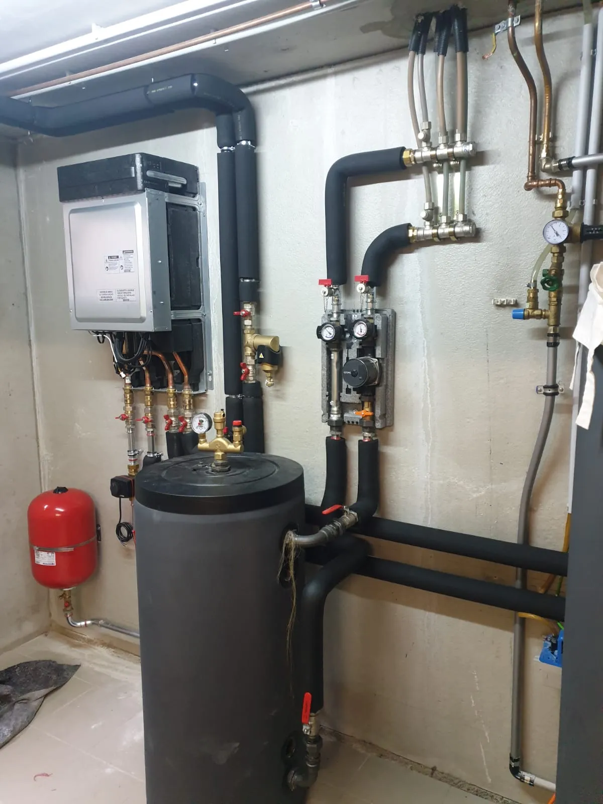 Wärmepumpen-Installation LG Therma V bei Familie Berger