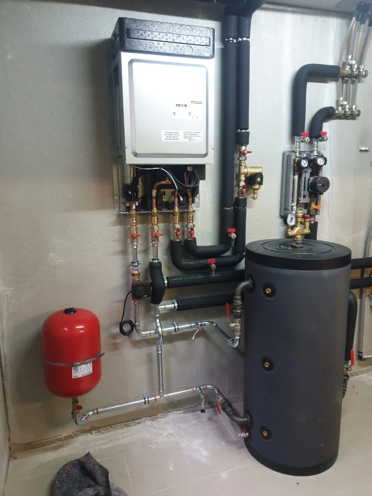 Wärmepumpen-Installation LG Therma V bei Familie Berger