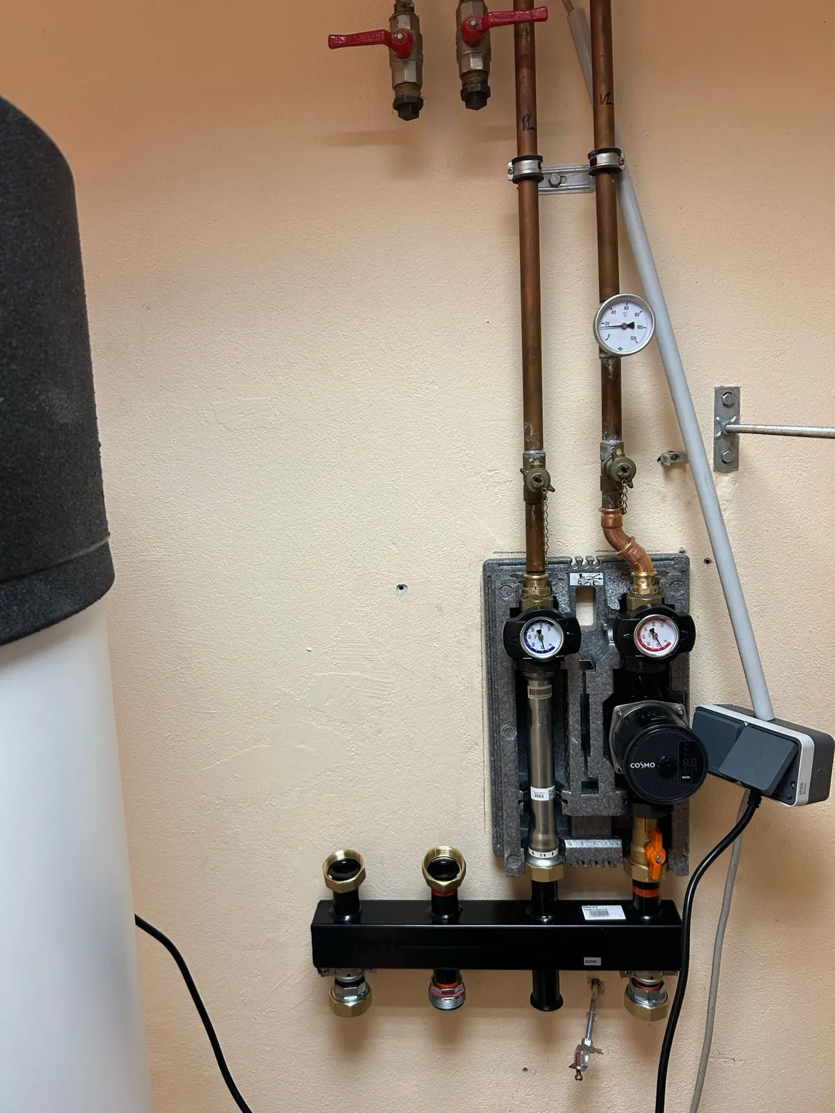 Fertig installierte Panasonic Wärmepumpe bei Familie Schuster