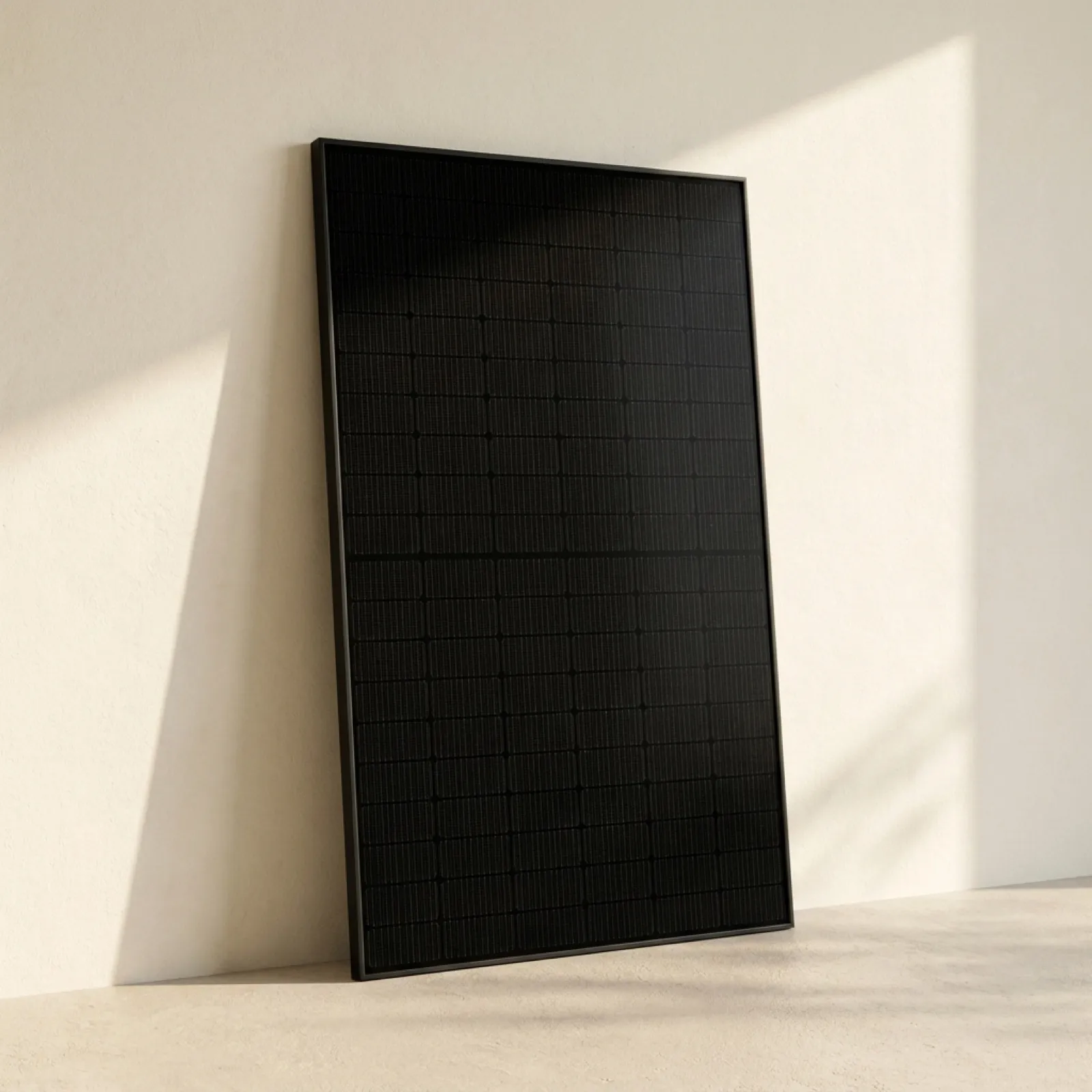Schwarzes Photovoltaik-Modul von Heizma