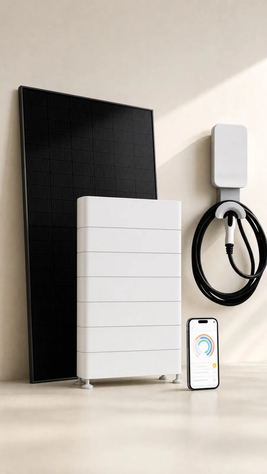 PV-Modul, Batteriespeicher, Wallbox und App – Premium-Produkte von Heizma